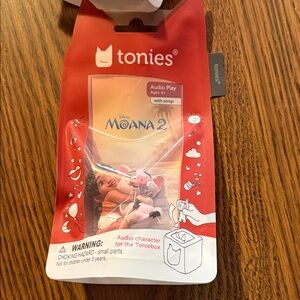 Tonies Moana 2 Red Audio Character for Toniebox